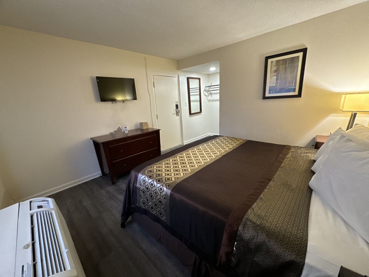 One Standard Queen Bedroom